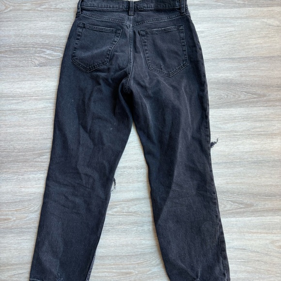 Abercrombie Black 90’s Straight Ultra High Rise. Extra short. Size 29. - Picture 4 of 5